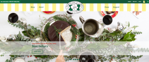 caroline's cake website frontpage