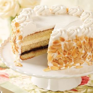 cake with almond nuts